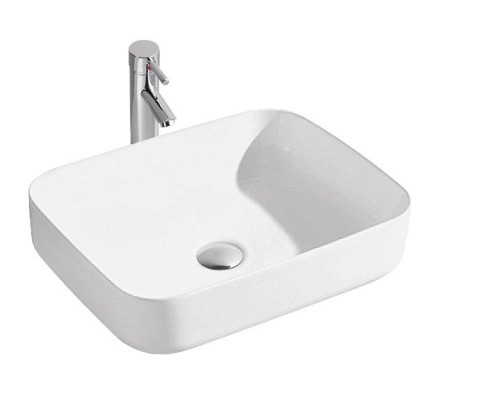 Раковина SinteSi LVB-APP-409 накладная белая 500х400х130, без отверстия под смеситель