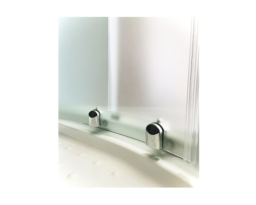 Душевой уголок Royal Bath BK 120х80 RB8120BK-C-R с поддоном профиль Белый стекло матовое