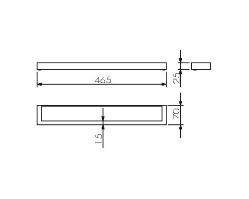 Полотенцедержатель 1-ый 45 см LANGBERGER 30001D