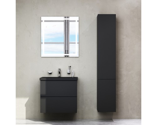 Тумба под раковину AM.PM Gem 60 M90FHX06022BM подвесная Черная матовая