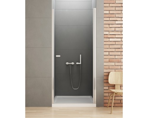 Душевое ограждение NEW TRENDY NEW SOLEO одинарные 90x195 (хром)