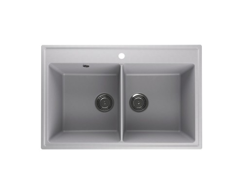 Кухонная мойка Ulgran Quartz Ruma 780-04 платина