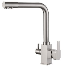 Смеситель для кухни ZorG Steel Hammer Сатин
