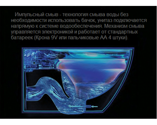 Унитаз напольный Cerutti SPA BARBARIA Pulse с микролифтом