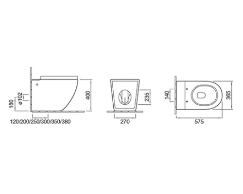 Унитаз напольный Cerutti SPA BARBARIA Pulse с микролифтом