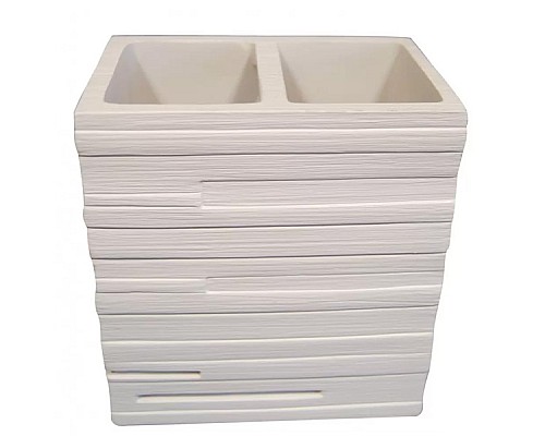 Стакан для зубных щеток Ridder Brick 22150201 Белый