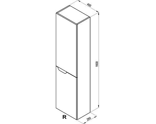 Шкаф пенал Ravak SB Classic II 40 R X000001474 подвесной Белый Шкаф пенал Ravak SB Classic II 40 R X000001474 подвесной Белый