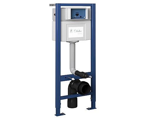 Инсталляция Delice Aura DLR_000004 с клавишей смыва Хром
