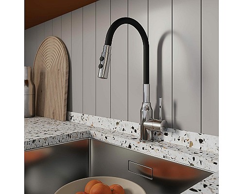 Смеситель для кухни Milardo Meal M01SB2FM05 Хром