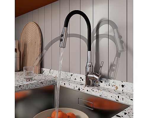 Смеситель для кухни Milardo Meal M01SB2FM05 Хром