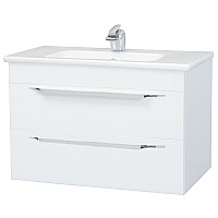 Тумба под раковину Bellezza Луиджи 75 4639212110014 подвесная Белая