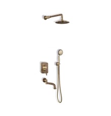Душевой гарнитур Bronze de Luxe Windsor 10137DF бронза