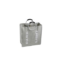 Корзина для белья FIXSEN LOFT STYLE с алюминиевыми ручками серая FX-1021