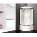 Душевая кабина Royal Bath ВК 90x90 стекло матовое задние стенки Белые