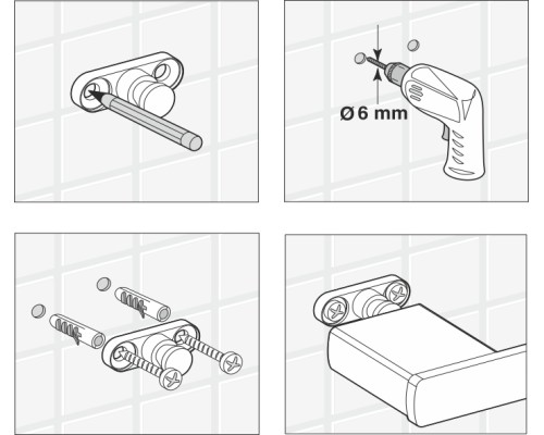 Полотенцедержатель WasserKRAFT Sauer двойной Золото