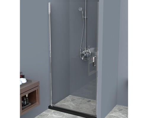 Душевая дверь BelBagno Uno 85 UNO-B-1-85-C-Cr профиль Хром стекло прозрачное