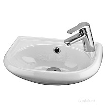 Полукруглая раковина Santek Бриз 40 1WH110445 отверстие под смеситель справа