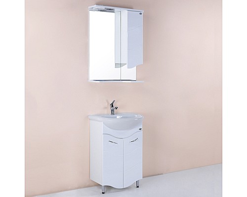 Тумба под раковину Onika Лайн 55 Белая