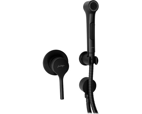 Гигиенический душ со смесителем Jacob Delafon Elate E24610-BL Черный матовый