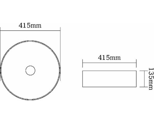 Раковина-чаша SantiLine 41 SL-1054MR Красная матовая