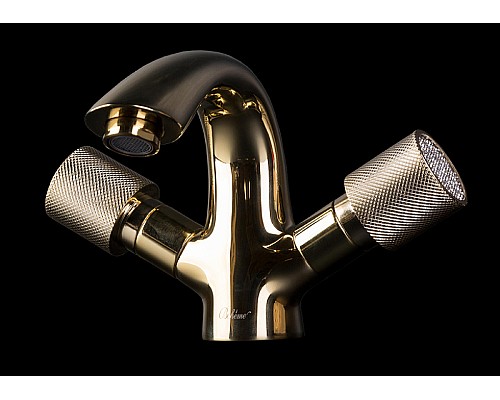 Смеситель для раковины Boheme Royal Cristal 291-Royal Золото