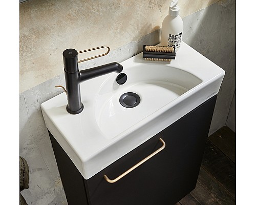 Раковина Jacob Delafon Odeon Rive Gauche 50 L EGO112-55-00 Белая