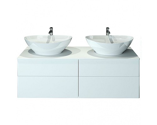 Тумба с раковиной Orange Otto 130 Ot-130TuSTONE+G56 Белая