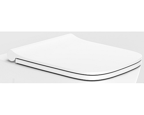 Крышка для унитаза Armadi Art Bello, soft-close Белый глянец