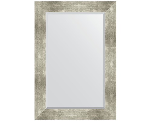 Зеркало Evoform Exclusive 96х66 BY 1180 с фацетом в багетной раме - Алюминий 90 мм