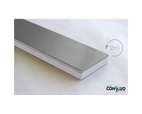 Душевой лоток Pestan Confluo Frameless Line 550 White Glass 13701212