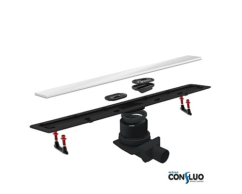 Душевой лоток Pestan Confluo Frameless Line 550 White Glass 13701212