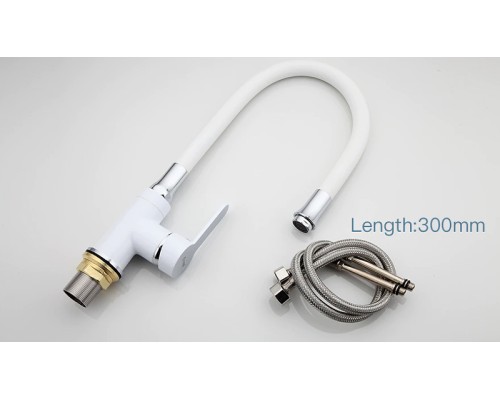 Смеситель для кухни Frap H41 F4041 Белый Хром