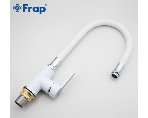 Смеситель для кухни Frap H41 F4041 Белый Хром