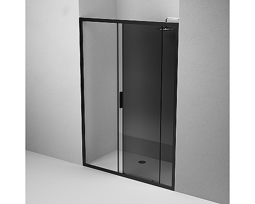 Душевая дверь AM.PM Gem 140 W90G-140-1-195BG Черный матовый -