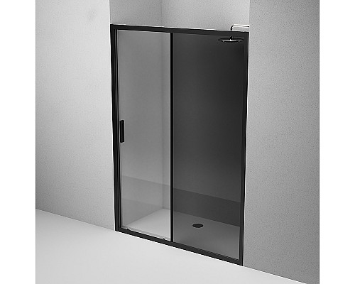 Душевая дверь AM.PM Gem 140 W90G-140-1-195BG Черный матовый -
