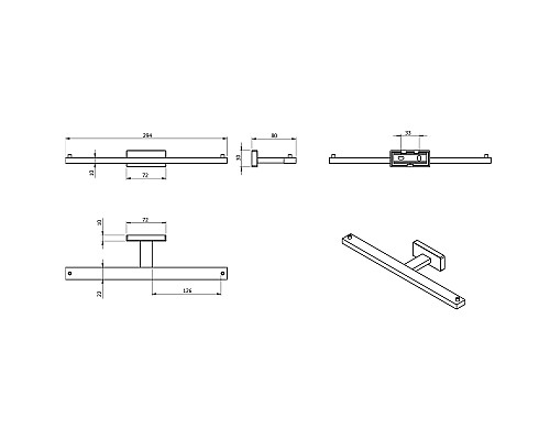 Держатель туалетной бумаги Langberger Alster 11947A Хром