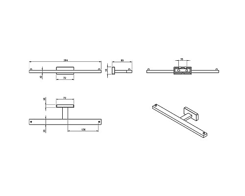 Держатель туалетной бумаги Langberger Alster 11947A Хром