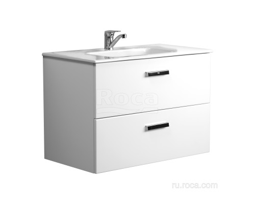 Тумба под раковину Roca Victoria Nord 80 ZRU9000032 белый глянец 