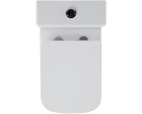 Унитаз компакт Black&White Universe 7703W с бачком и сиденьем Микролифт