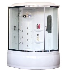 Душевой бокс Royal Bath ALP 170x100 с гидромассажем задняя стенка Белая