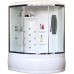 Душевой бокс Royal Bath ALP 170x100 с гидромассажем задняя стенка Белая