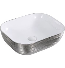 Раковина-чаша CeramaLux 46 Серебро Белая