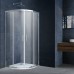 Душевой уголок Vincea Alpha 80x80 профиль Хром стекло прозрачное