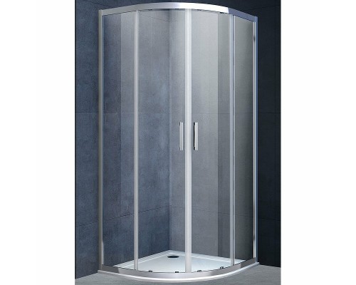 Душевой уголок Vincea Alpha 80x80 профиль Хром стекло прозрачное