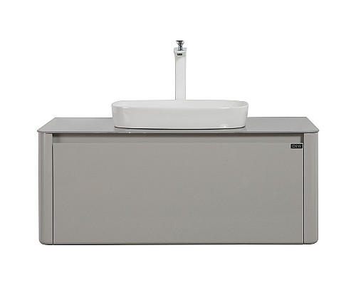 Комплект мебели для ванной Black&White Universe U915.1000 100 9151000 подвесной Glossy light grey