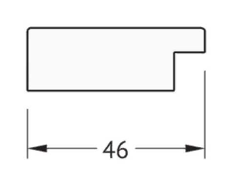 Зеркало Evoform Definite 101х51 BY 3069 в багетной раме - Серебряный дождь 46 мм