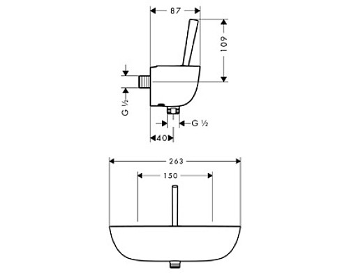 Смеситель для душа Hansgrohe PuraVida 15672400
