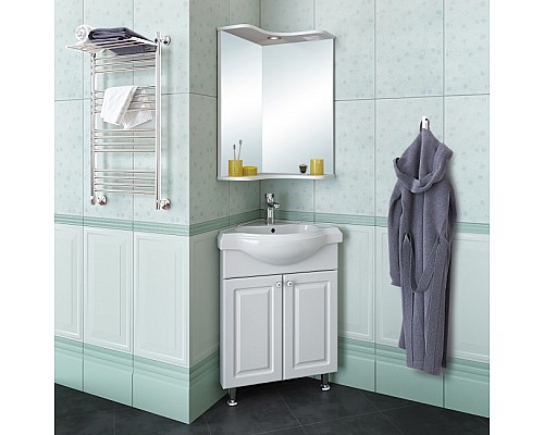 Зеркало для ванной Runo Классик 65 угловое УТ000004163 угловое