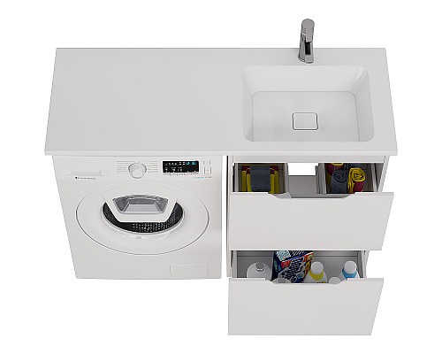 Тумба под раковину Dreja Bona 120 99.0451 Белая