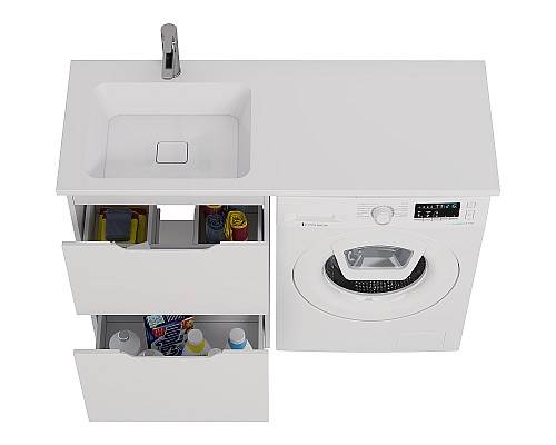 Тумба под раковину Dreja Bona 120 99.0451 Белая